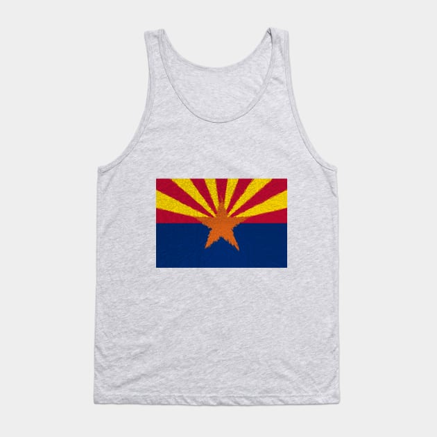 Extruded flag of Arizona Tank Top by DrPen